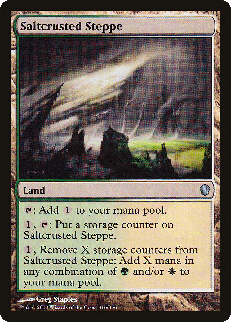Saltcrusted Steppe (C13-316) [Commander 2013]