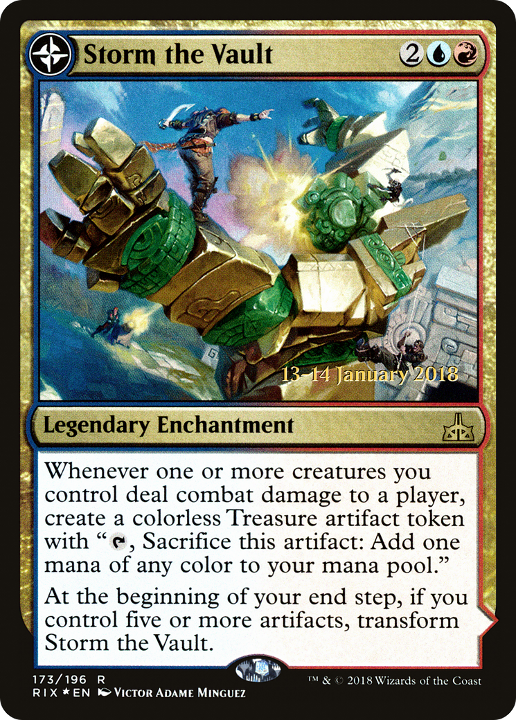 Storm the Vault (PRE-173S) [Rivals of Ixalan Promos] Foil