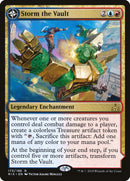 Storm the Vault // Vault of Catlacan (RIX-173) [Rivals of Ixalan]: (compasslanddfc) Foil