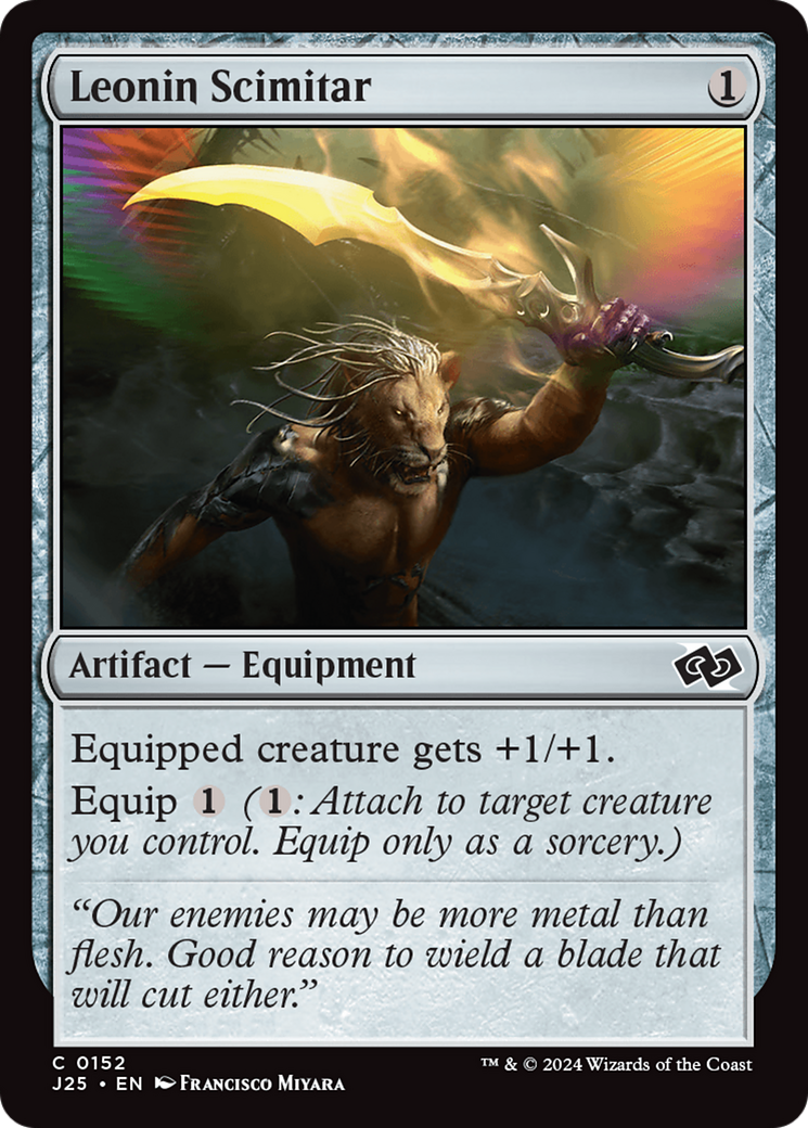 Leonin Scimitar (J25-152) [Foundations Jumpstart]