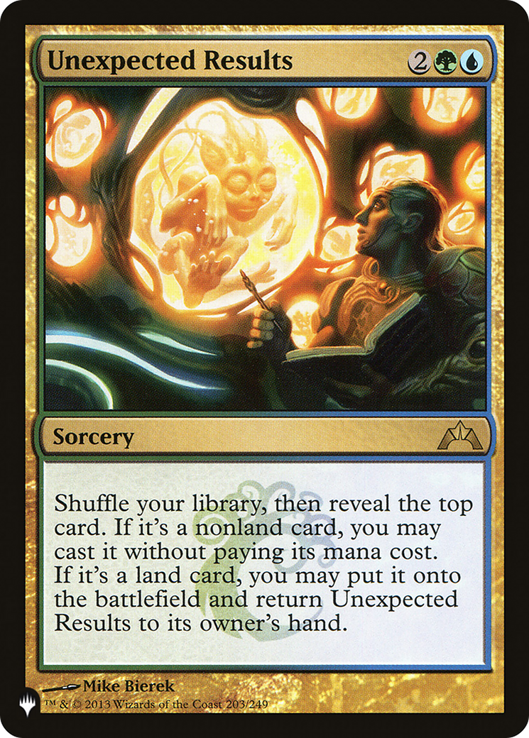 Unexpected Results (LIST-GTC-203) [The List]