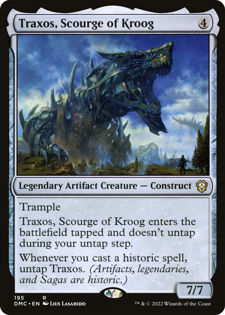 Traxos, Scourge of Kroog (DMC-195) [Dominaria United Commander]