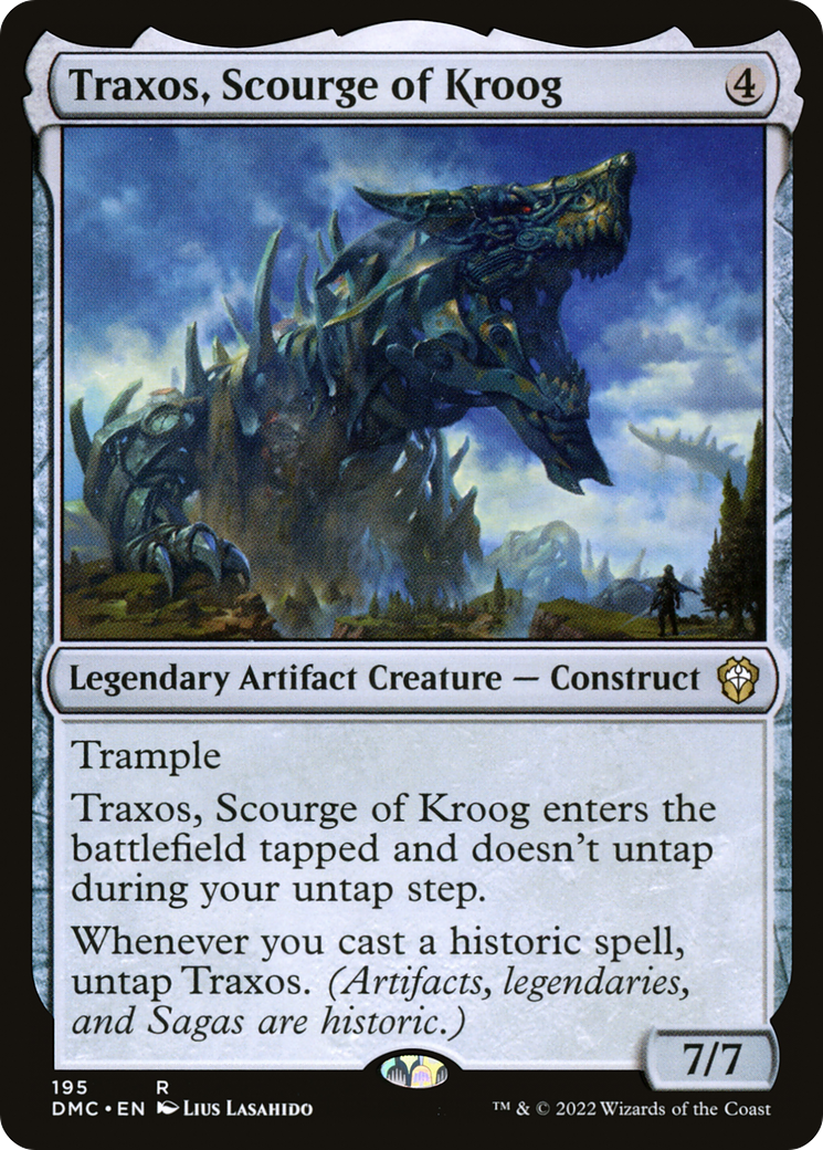 Traxos, Scourge of Kroog (DMC-195) [Dominaria United Commander]
