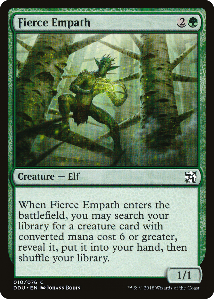 Fierce Empath (DDU-010) [Duel Decks: Elves vs. Inventors]
