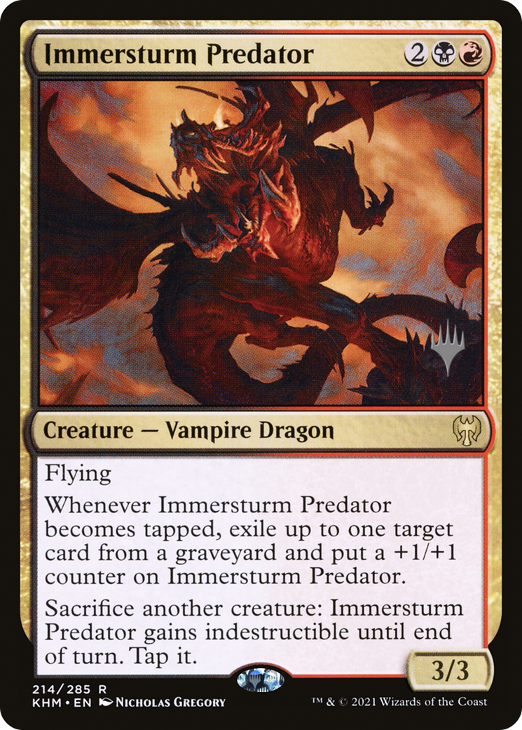 Immersturm Predator (PPKHM-214P) [Promo Pack: Kaldheim Promos]