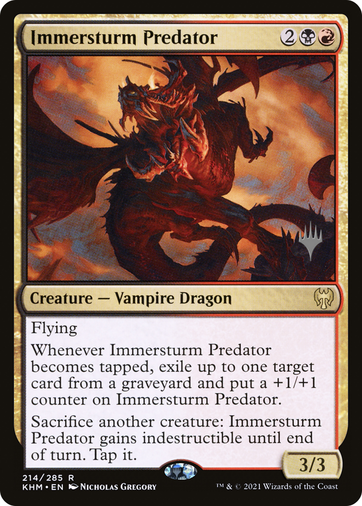Immersturm Predator (PPKHM-214P) [Kaldheim Promos]