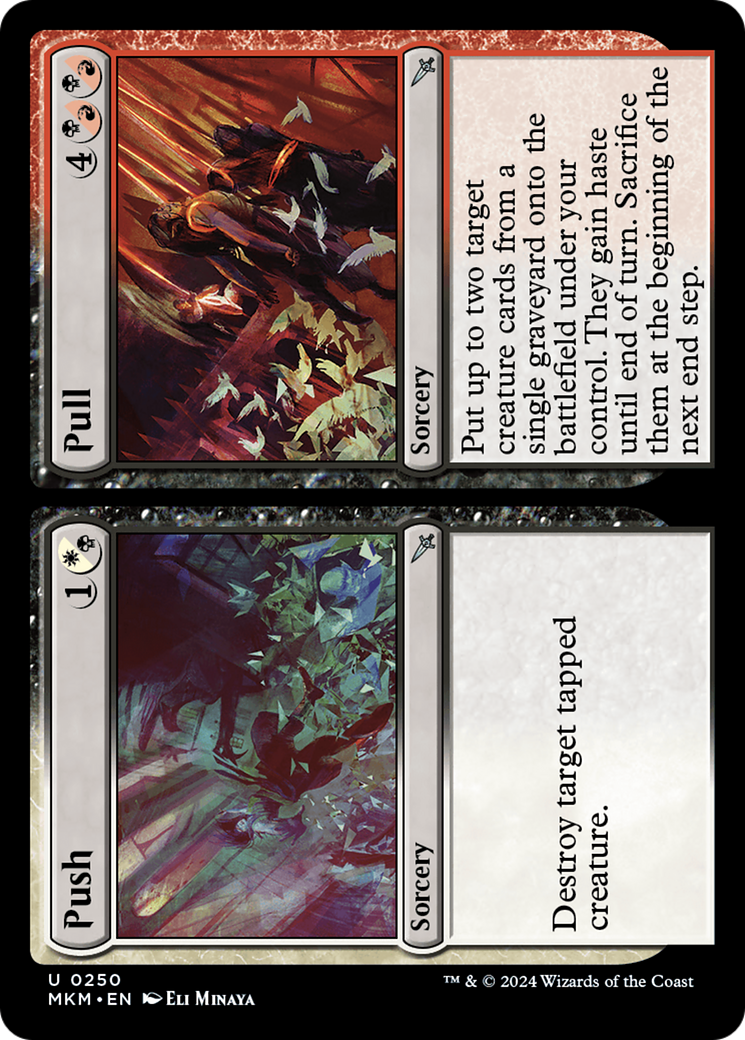 Push // Pull (MKM-250) [Murders at Karlov Manor] Foil