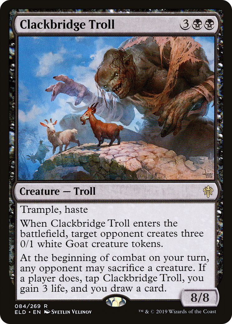 Clackbridge Troll (ELD-084) [Throne of Eldraine]