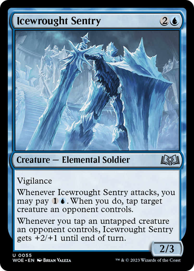 Icewrought Sentry (WOE-055) [Wilds of Eldraine] Foil