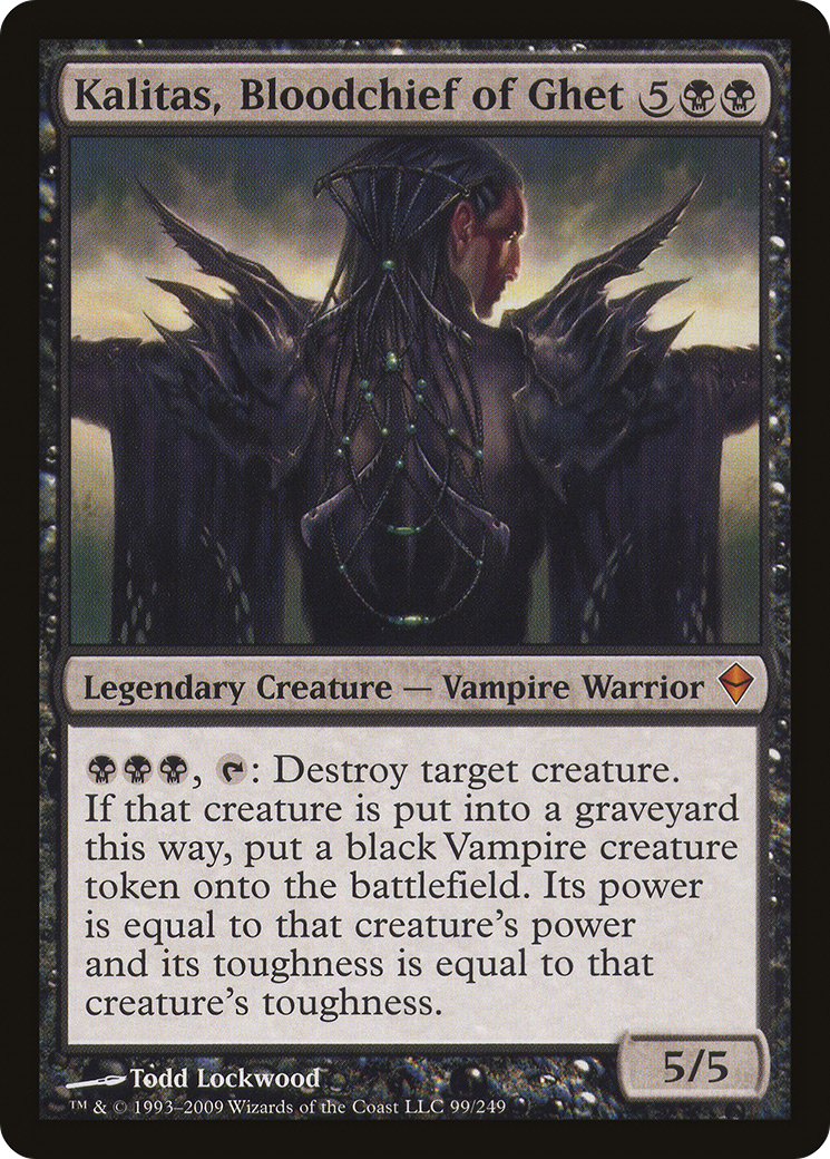 Kalitas, Bloodchief of Ghet (ZEN-099) [Zendikar] Foil