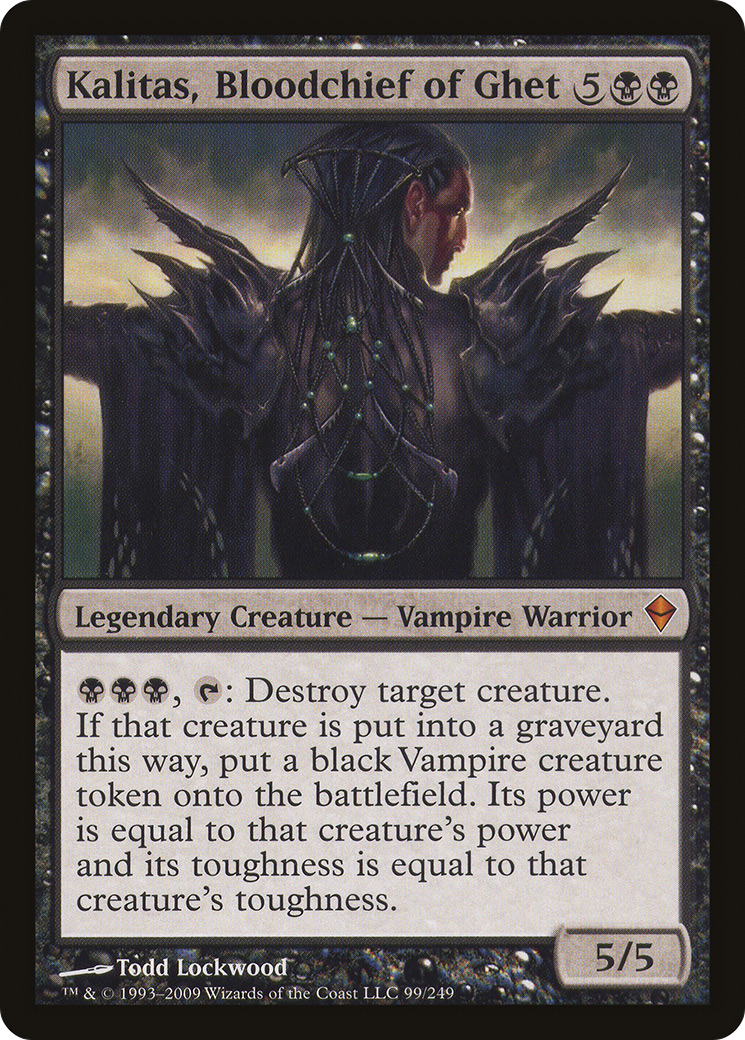 Kalitas, Bloodchief of Ghet (ZEN-099) [Zendikar]