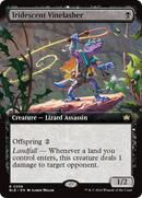 Iridescent Vinelasher (BLB-359) [Bloomburrow]: (Extended Art) Foil