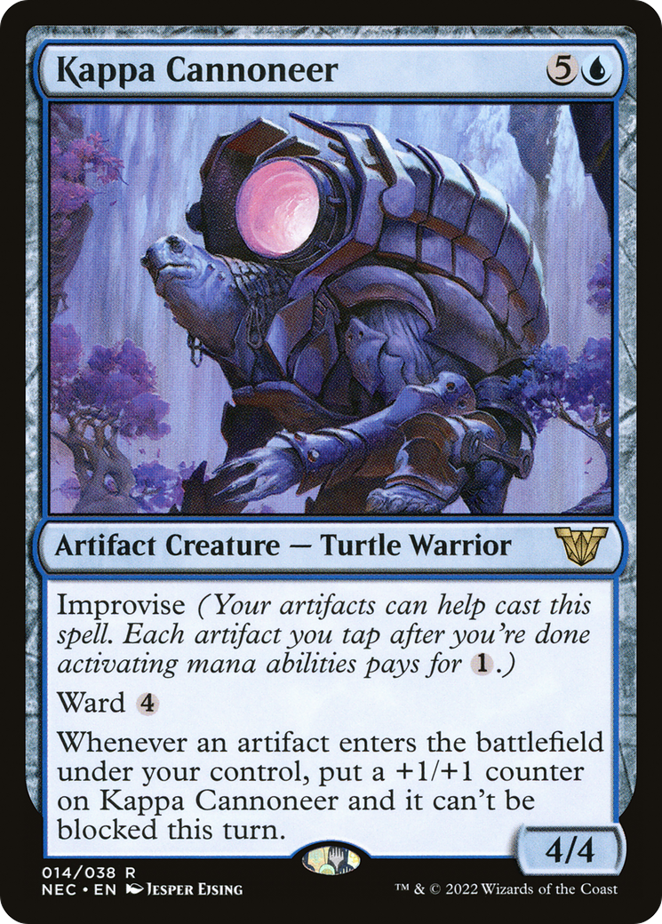 Kappa Cannoneer (NEC-014) [Neon Dynasty Commander]