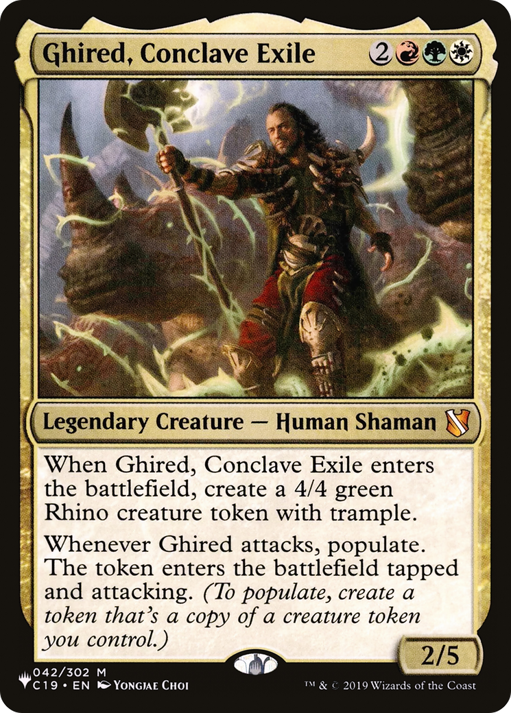Ghired, Conclave Exile (LIST-C19-42) [The List]