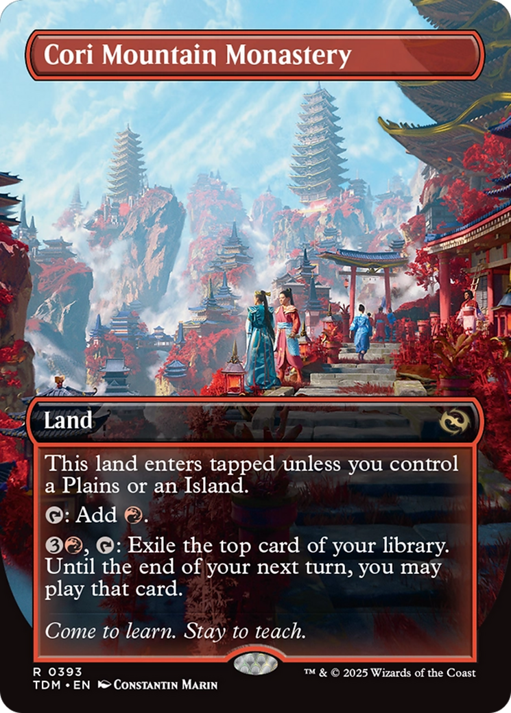 Cori Mountain Monastery (TDM-393) [Tarkir: Dragonstorm] (Borderless)