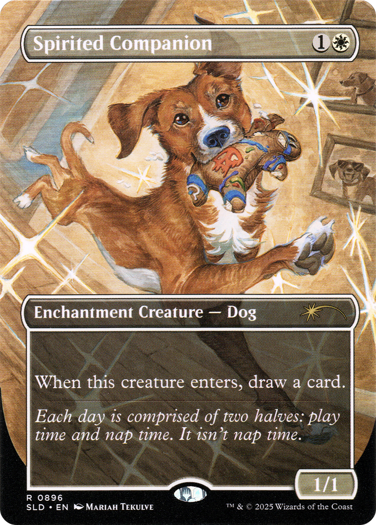 Spirited Companion (SLD-896) [Secret Lair Drop] (Borderless)