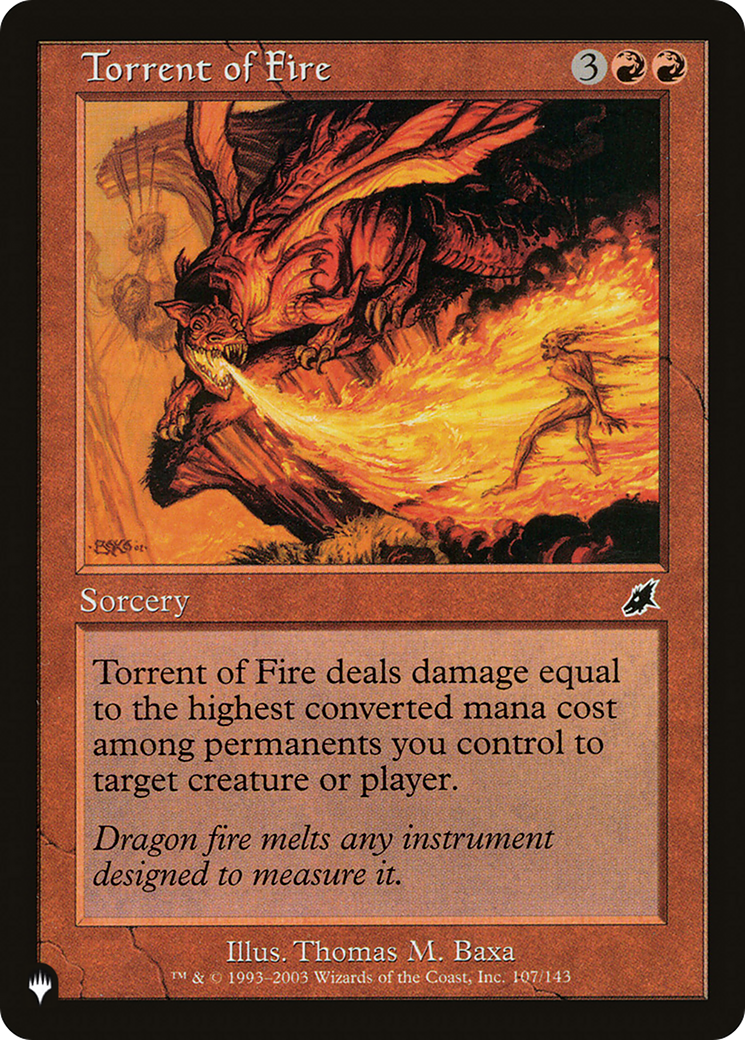 Torrent of Fire (LIST-SCG-107) [The List]