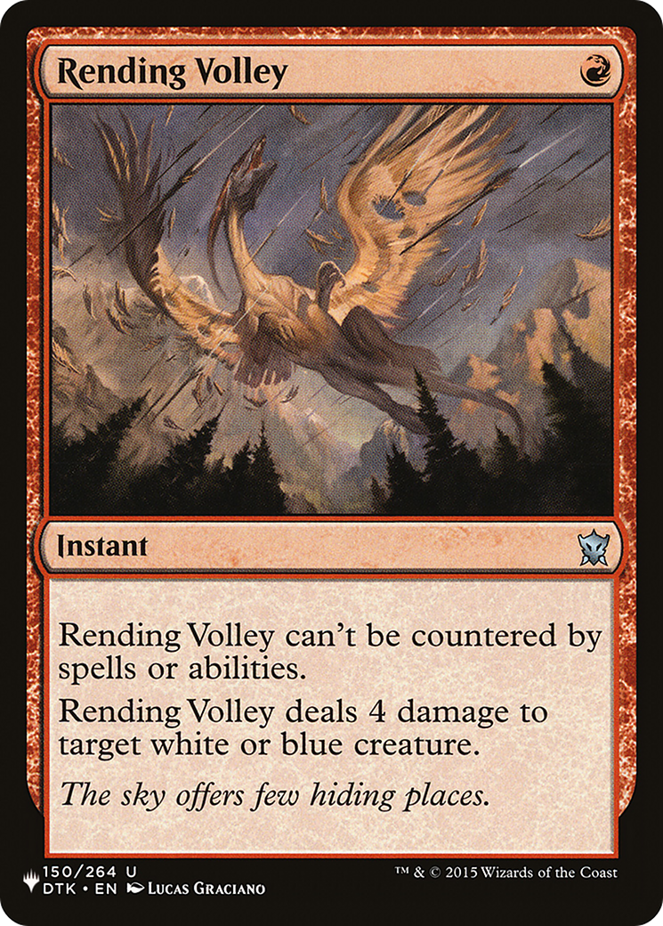 Rending Volley (LIST-DTK-150) [The List]