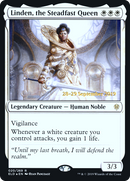 Linden, the Steadfast Queen (PRE-20S) [Throne of Eldraine Promos] Foil