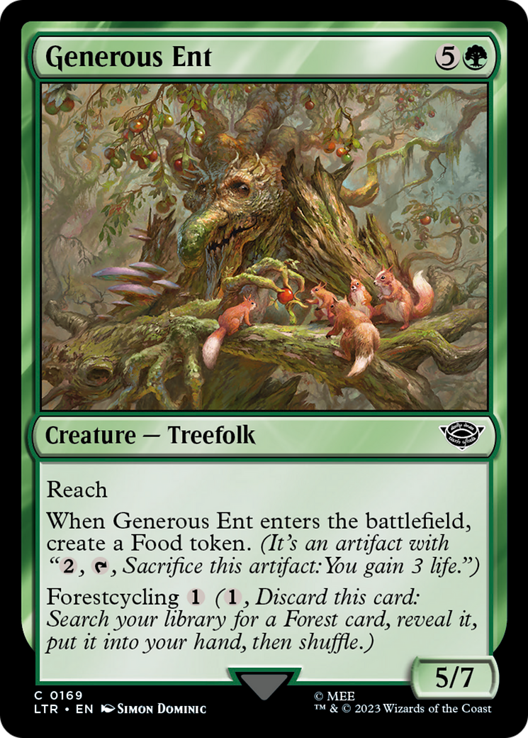 Generous Ent (LTR-169) [The Lord of the Rings: Tales of Middle-earth] Foil