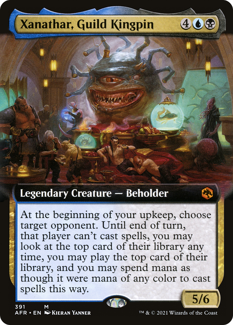 Xanathar, Guild Kingpin (Extended Art) (AFR-391) [Adventures in the Forgotten Realms]