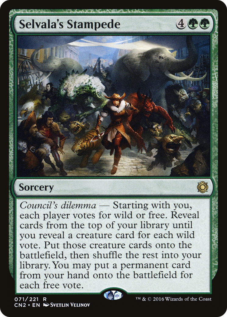 Selvala's Stampede (CN2-071) [Conspiracy: Take the Crown]