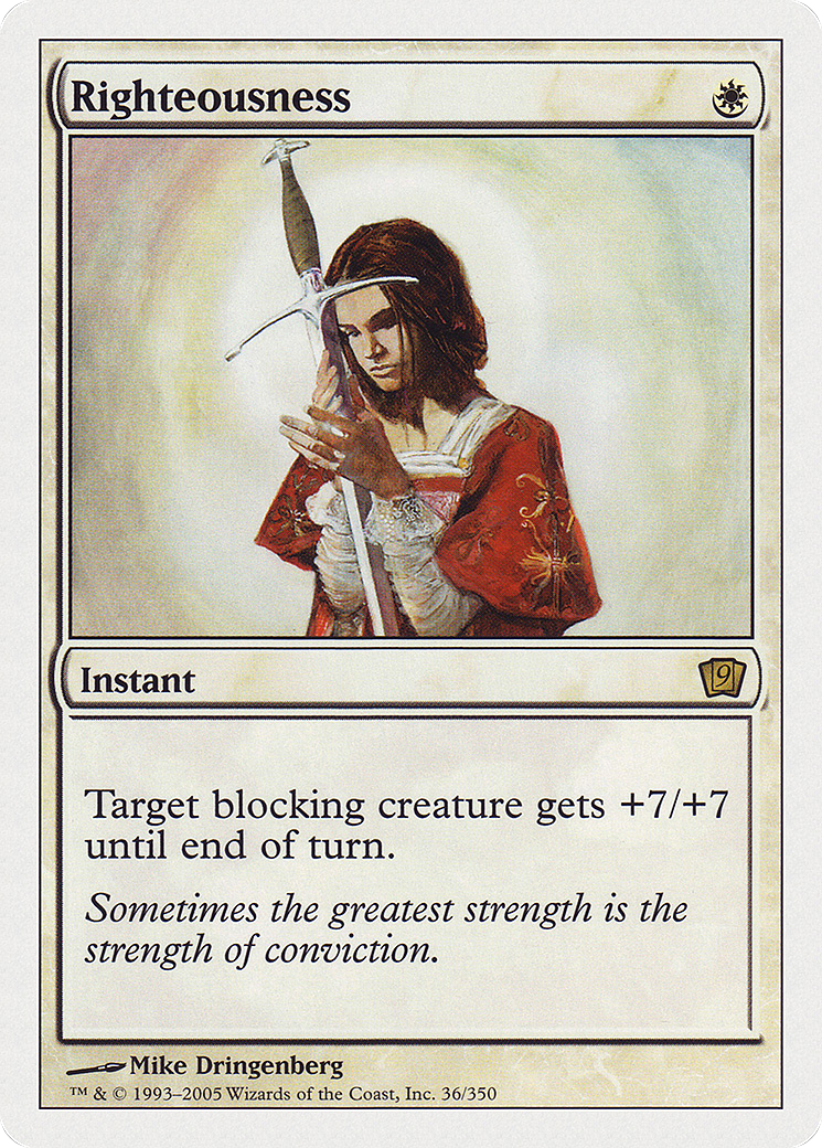 Righteousness (9ED-036) [9th Edition]