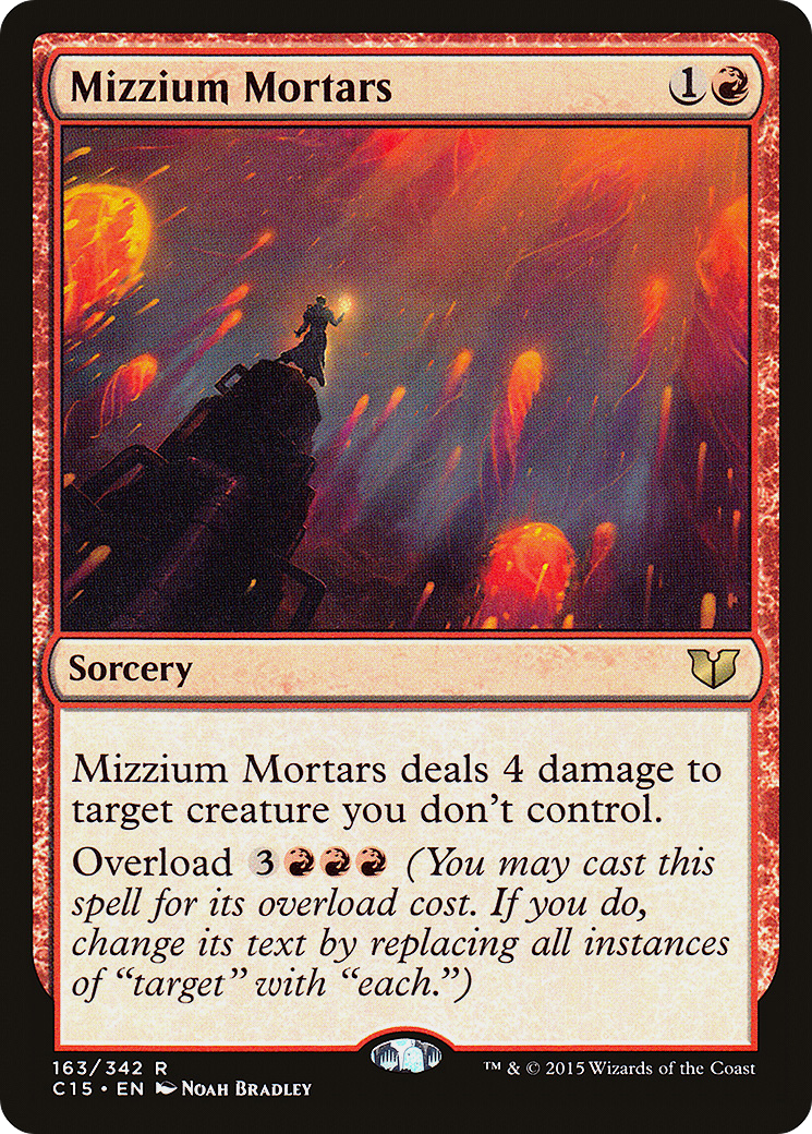 Mizzium Mortars (C15-163) [Commander 2015]