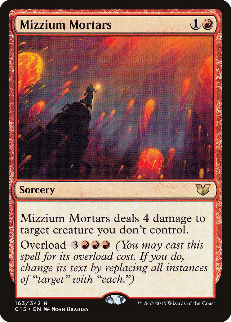 Mizzium Mortars (C15-163) [Commander 2015]