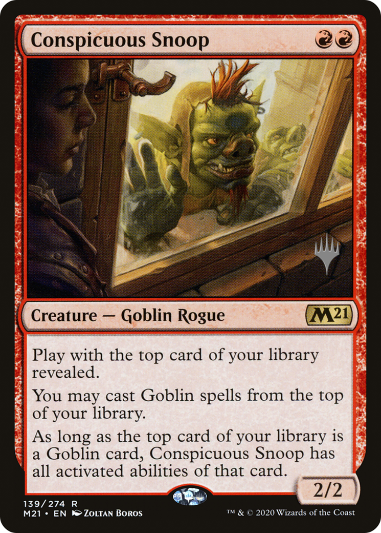 Conspicuous Snoop (PPM21-139P) [Core Set 2021 Promos] Foil