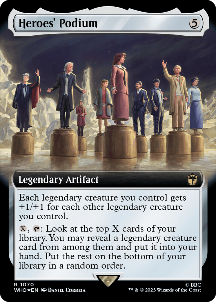 Heroes' Podium (WHO-1070) [Doctor Who]: (Extended Art) Foil