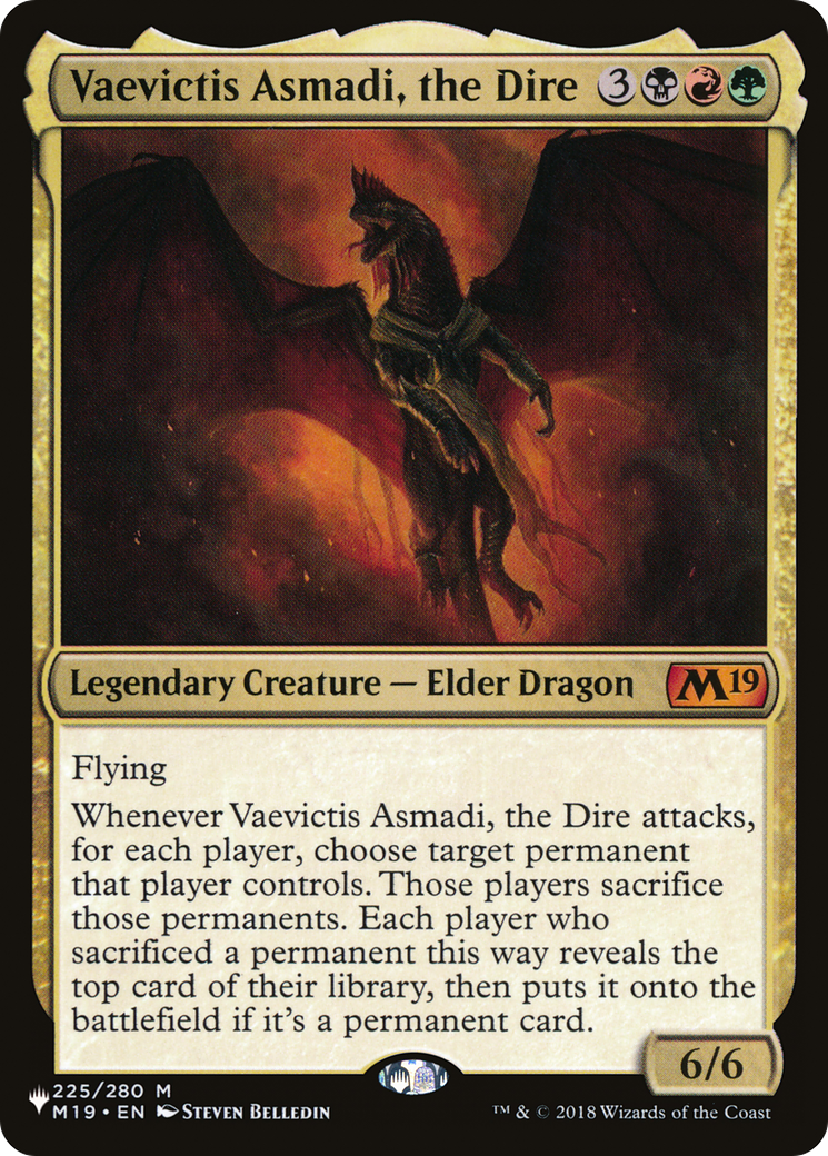 Vaevictis Asmadi, the Dire (LIST-M19-225) [The List]
