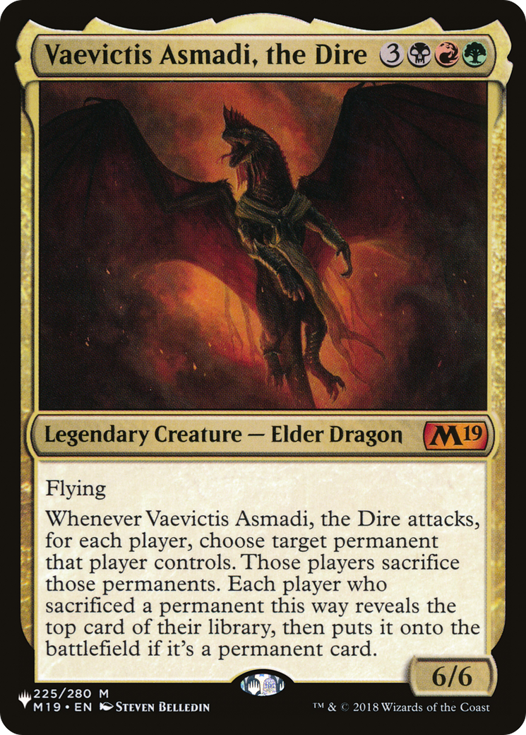 Vaevictis Asmadi, the Dire (LIST-M19-225) [The List]