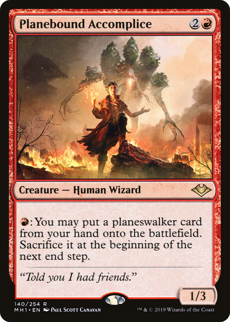 Planebound Accomplice (MH1-140) [Modern Horizons]