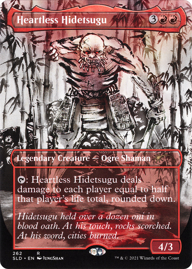 Heartless Hidetsugu (SLD-262) (Borderless) [Secret Lair Drop]