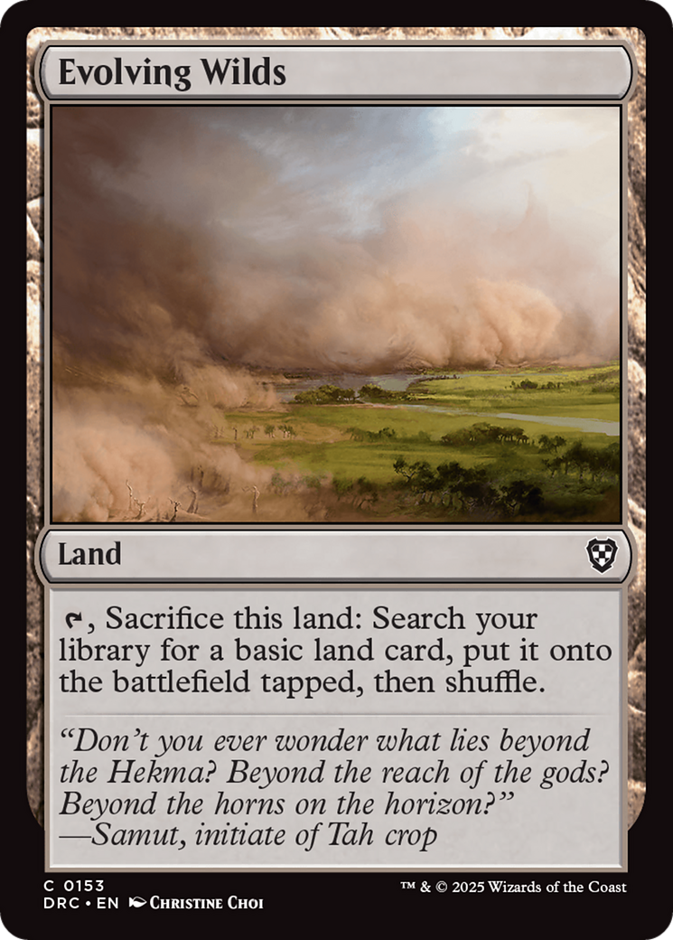 Evolving Wilds (DRC-153) [Commander: Aetherdrift]