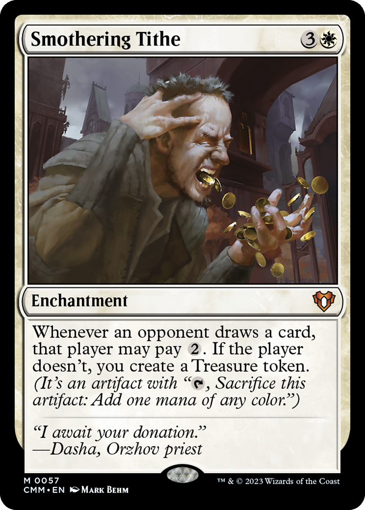 Smothering Tithe (CMM-057) [Commander Masters] Foil