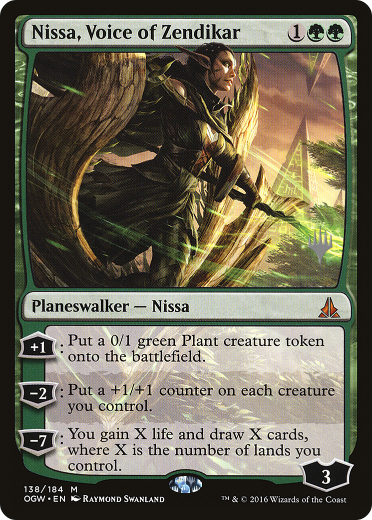 Nissa, Voice of Zendikar (PPIKO-138P) [Oath of the Gatewatch Promos] Foil