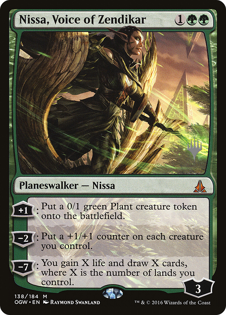 Nissa, Voice of Zendikar (PPIKO-138P) [Promo Pack: Oath of the Gatewatch Promos]