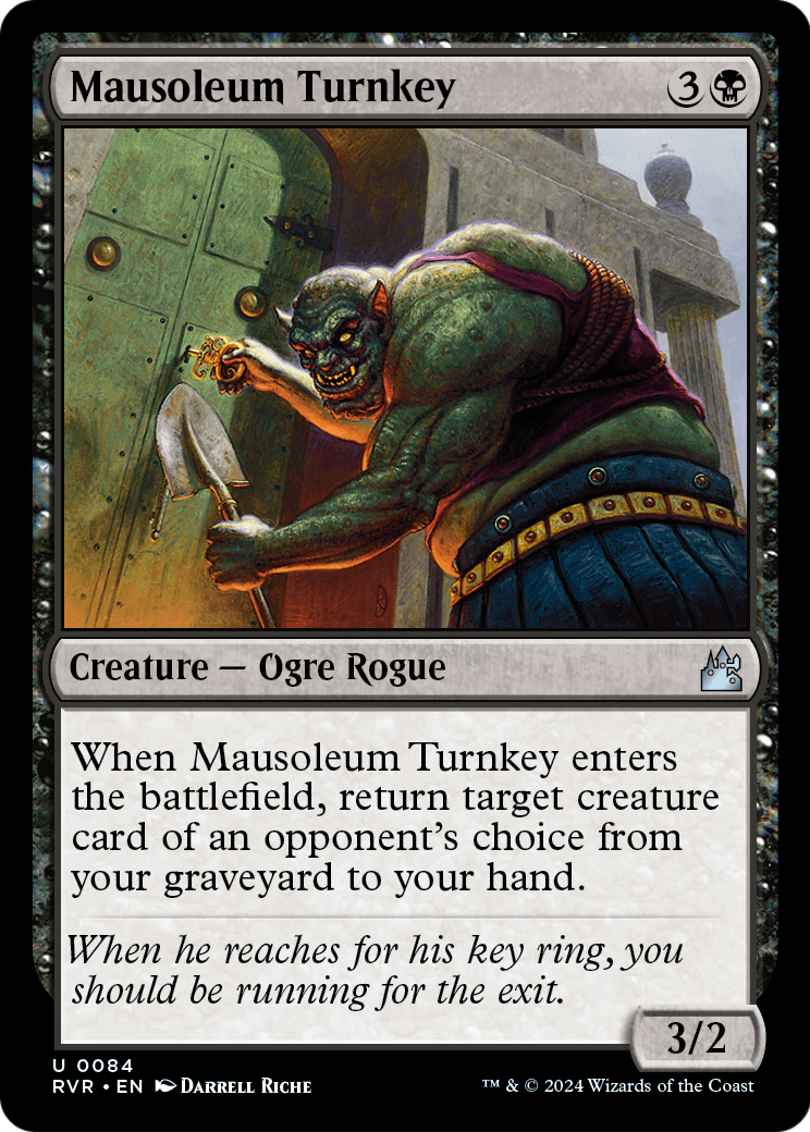 Mausoleum Turnkey (RVR-084) [Ravnica Remastered] Foil
