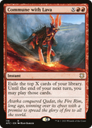 Commune with Lava (AFC-118) [Forgotten Realms Commander]