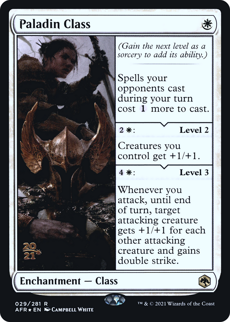 Paladin Class (PRE-29S) [Adventures in the Forgotten Realms Promos] Foil