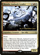 Munda, Ambush Leader (PRE-215S) [Battle for Zendikar Promos] Foil