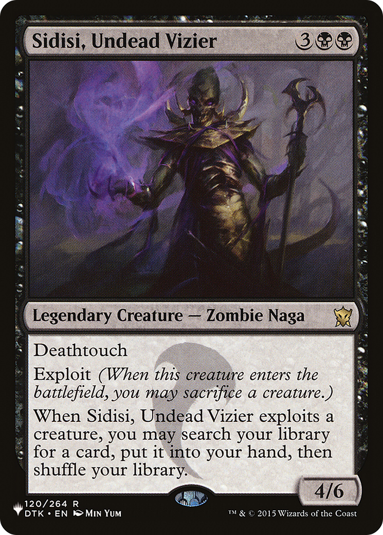 Sidisi, Undead Vizier (LIST-DTK-120) [The List]