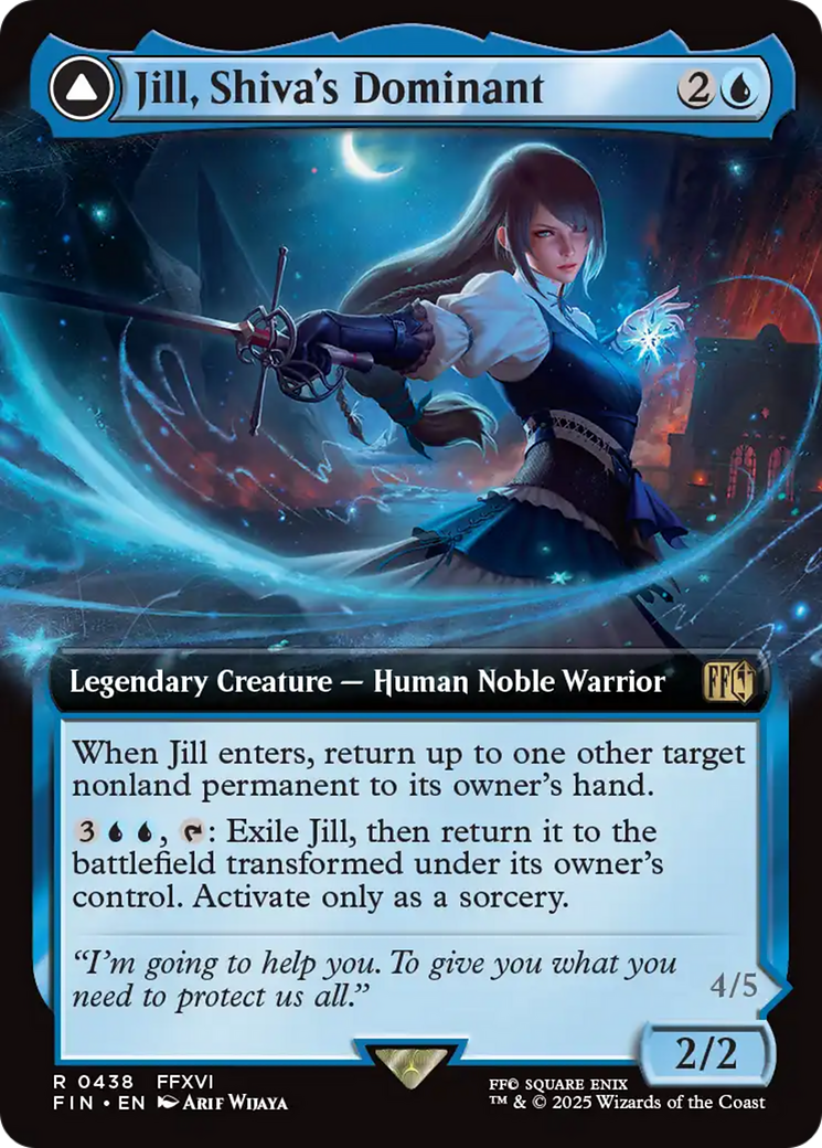 Jill, Shiva's Dominant (Extended Art) (FIN-438) [FINAL FANTASY]: (Extended Art) Foil