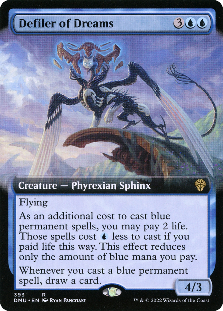 Defiler of Dreams (DMU-393) [Dominaria United]: (Extended Art)