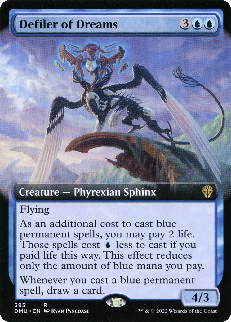 Defiler of Dreams (Extended Art) (DMU-393) [Dominaria United]