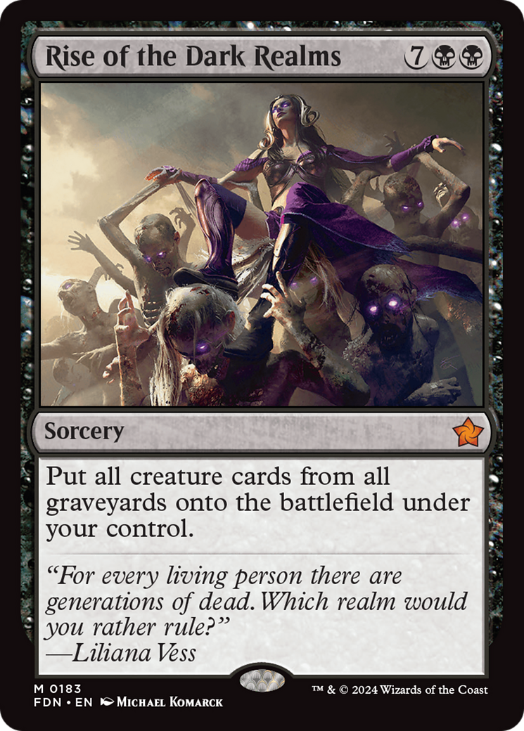 Rise of the Dark Realms (FDN-183) [Foundations]