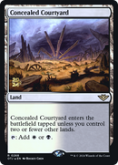 Concealed Courtyard (PRE-268S) [Outlaws of Thunder Junction Promos] Foil