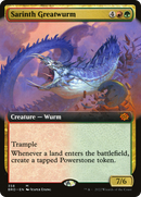 Sarinth Greatwurm (Extended Art) (BRO-358) [The Brothers' War]